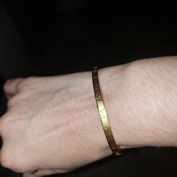Gold filled roman numerals bracelet - Picture 1 of 5